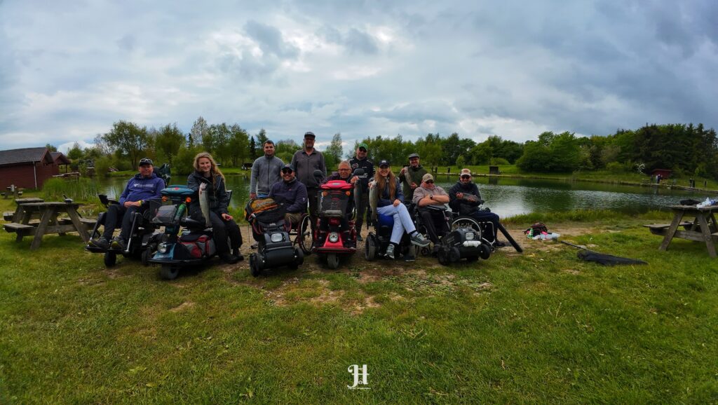 Girlfishing.dk handicapfiskedag ørsted outdoor danske ørredsøer Danmarkssportsfiskerforbund