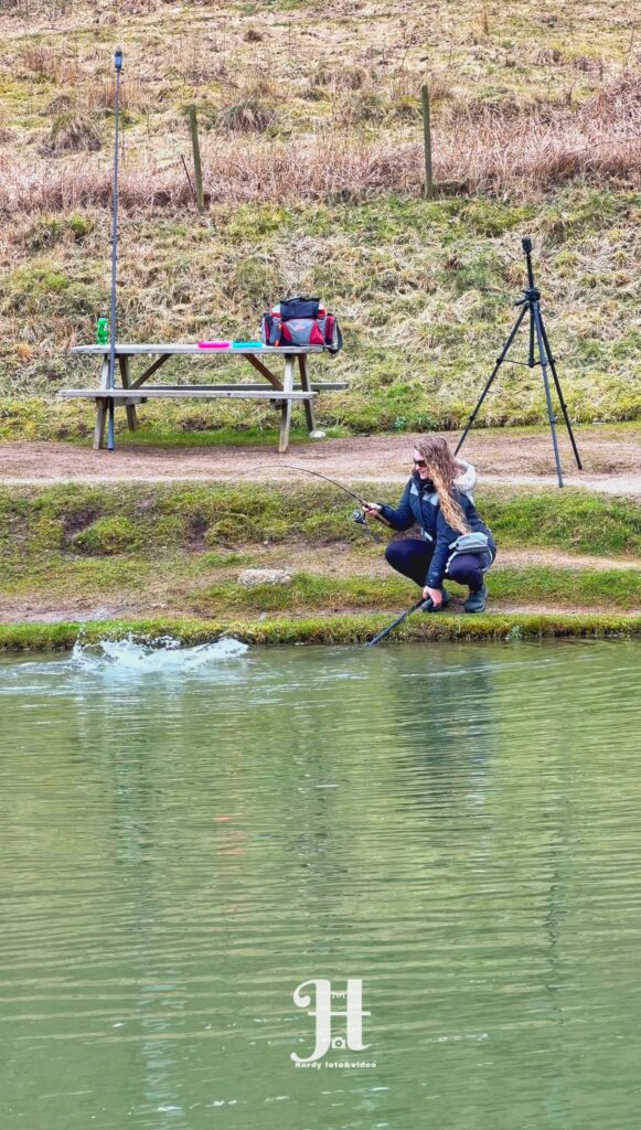 Lundum lystfiskersø girlfishing hardy foto&video